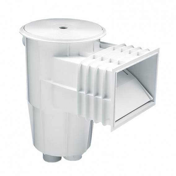 Skimmer boca standard tapa circular piscina hormigón