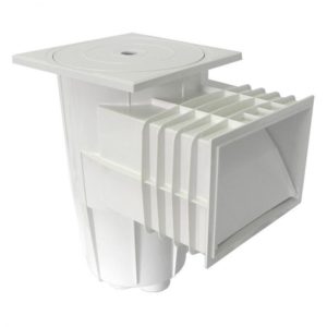 Skimmer boca standard tapa cuadrada piscina hormigón