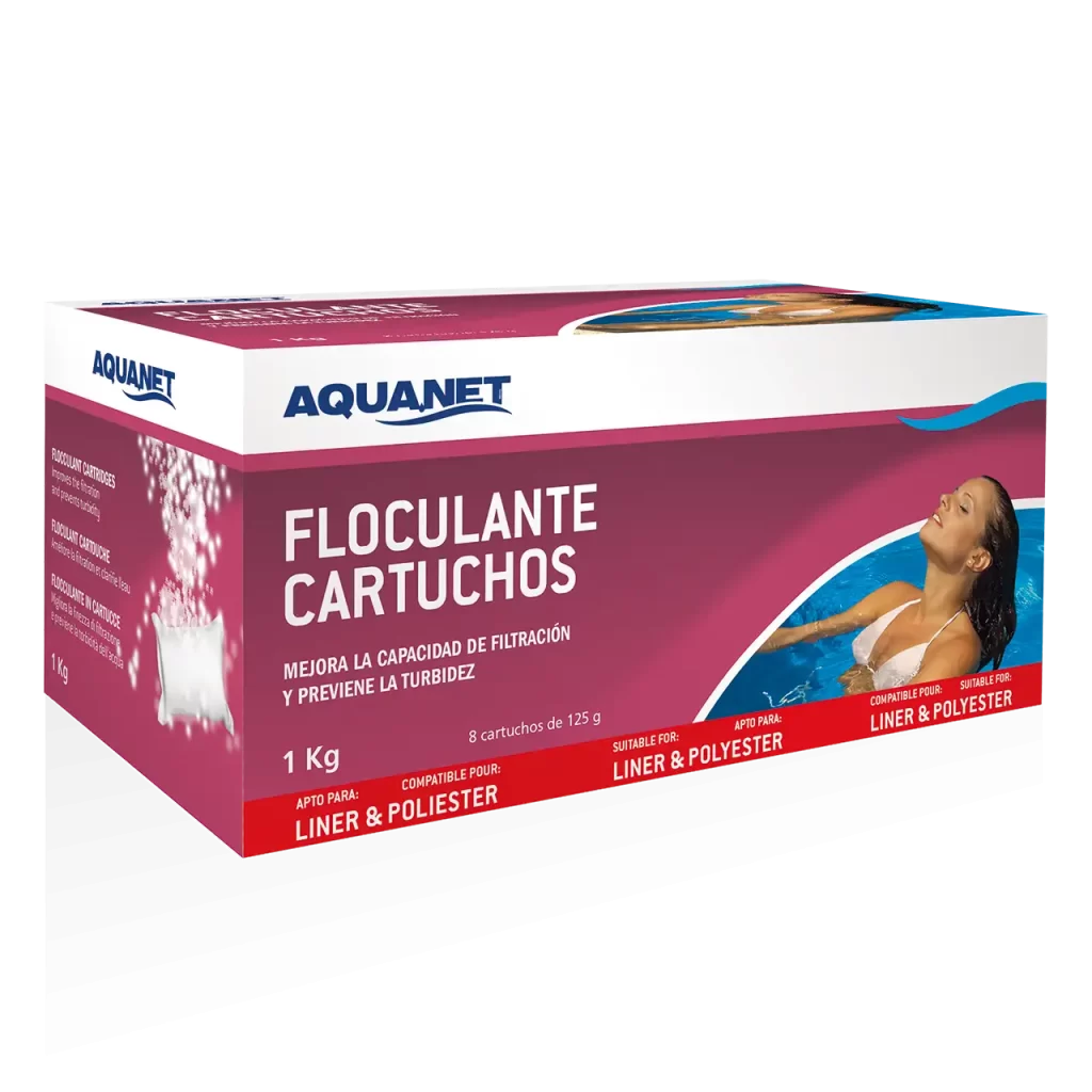 FLOCULANTE EN CARTUCHOS (PARA PONER EN EL SKIMER)